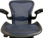 Herman Miller Aeron bureaustoel, refurbished 5 jaar garantie, Blauw, Ergonomisch, Bureaustoel, Zo goed als nieuw