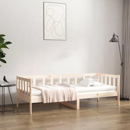 vidaXL Lit de jour 90x190 cm Bois de pin massif, Maison & Meubles, Chambre à coucher | Lits, Neuf, Envoi