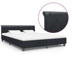 vidaXL Bedframe kunstleer zwart 180x200 cm, Huis en Inrichting, Slaapkamer | Bedden, Verzenden, Nieuw