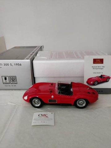CMC 1:18 - Modelauto - Maserati 300S Rennsportwagen 1956, Hobby en Vrije tijd, Nieuw