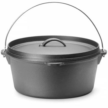 Dutch Oven | Gietijzer | 7.2L | Open Vuur | Incl. Deksel | beschikbaar voor biedingen