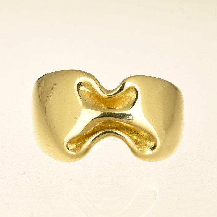 Ring - 18 karaat Geel goud, Handtassen en Accessoires, Ringen