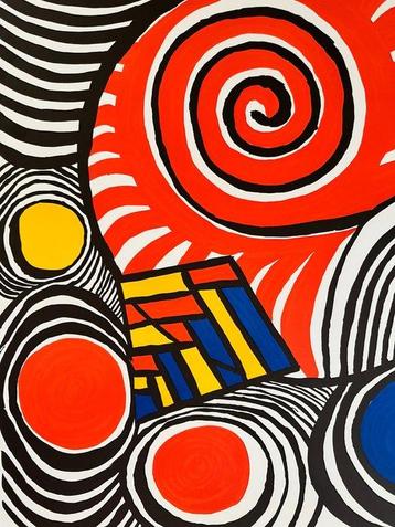 Alexander Calder (1898-1976) - Planètes rayonnantes
