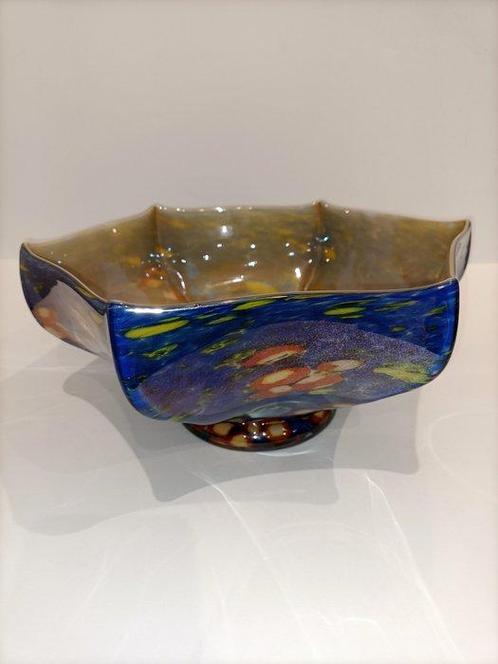 Kralik - Kom - Large and Impressive Knuckle Bowl - Glas -, Antiquités & Art, Antiquités | Verre & Cristal