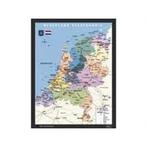 Klassikale kaart Nederland Staatkundig (zie omschrijving), Boeken, Verzenden, Nieuw