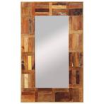 vidaXL Miroir mural Bois massif de récupération 50x80 cm, Maison & Meubles, Accessoires pour la Maison | Miroirs, Verzenden, Neuf