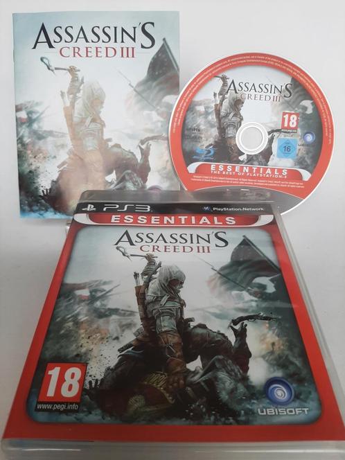 Assassins Creed III Essentials Playstation 3, Games en Spelcomputers, Games | Sony PlayStation 3, Zo goed als nieuw, Ophalen of Verzenden