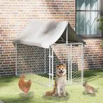 vidaXL Hondenkennel voor buiten met dak 200x100x150 cm, Verzenden, Nieuw