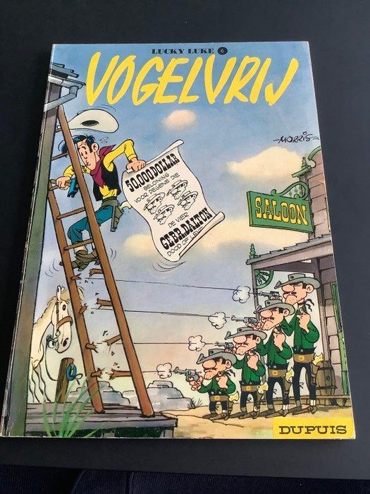 Lucky Luke 6 - Vogelvrij - gesigneerd Goscinny &, Livres, BD