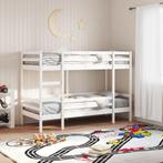 vidaXL Stapelbed 75x190 cm massief grenenhout wit, Huis en Inrichting, Verzenden, Nieuw