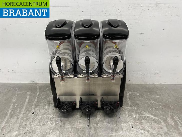 RVS Saro Slushmachine Granita Machine 3 x 12 liter 230V, Zakelijke goederen, Horeca | Keukenapparatuur, Ophalen of Verzenden