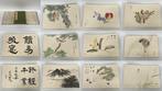 A book of ink paintings by various artists - Signed  -