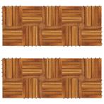 vidaXL Terrastegels 20 st verticaal patroon 30x30 cm, Doe-het-zelf en Bouw, Verzenden, Nieuw