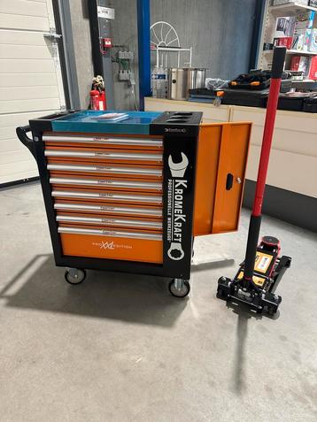 NIEUW Gereedschapskar + AUTOKRIK 4 TON PROMO LAATSTE SETS!!! beschikbaar voor biedingen