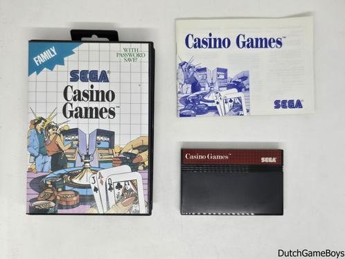 Sega Master System - Casino Games, Games en Spelcomputers, Games | Sega, Gebruikt, Verzenden