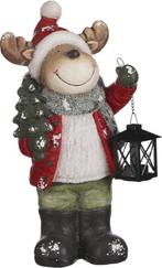 2dekans | House of Seasons Rendier met Lantaarn Kerstbeeld -, Diversen, Kerst, Ophalen of Verzenden, Nieuw