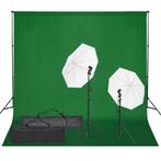vidaXL Fotostudioset met verlichtingsset en achtergrond, Audio, Tv en Foto, Verzenden, Nieuw