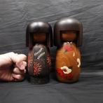 Beau design de kokeshi création / poupée kokeshi - Bois -