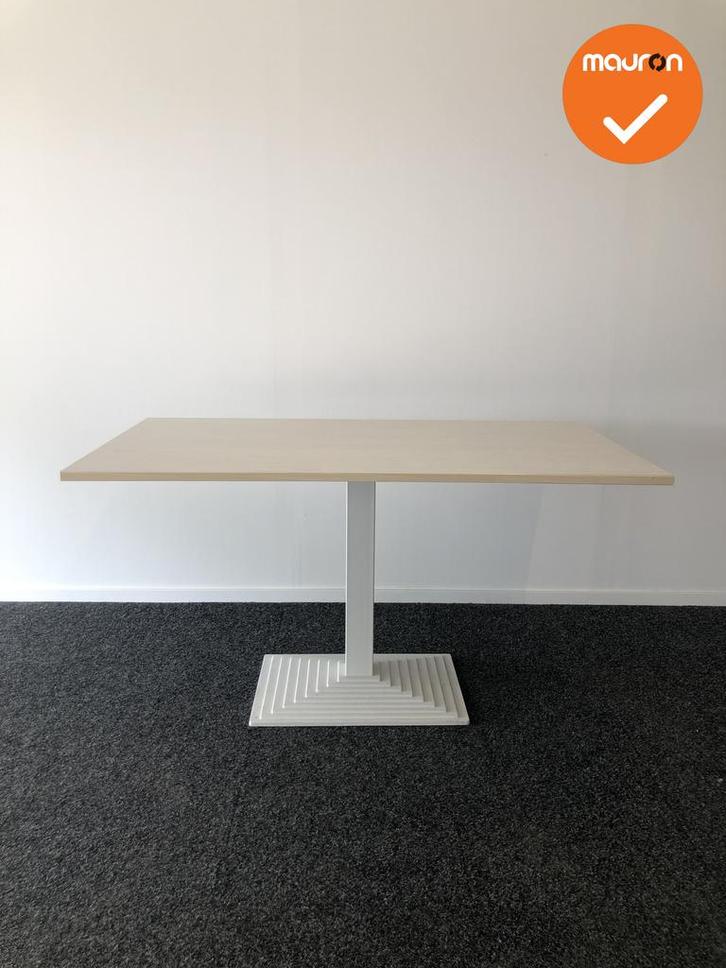 Vergadertafel - Rechthoekig - 140x80cm - Ahorn melamine - Me, Zakelijke goederen, Kantoor en Winkelinrichting | Kantoormeubilair en Inrichting