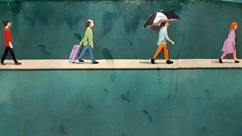Giorgio Stocco - Green-opera unica, Antiek en Kunst, Kunst | Schilderijen | Modern