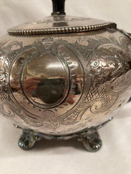 Theepot - Verzilverd, Antiek en Kunst, Antiek | Keukengerei