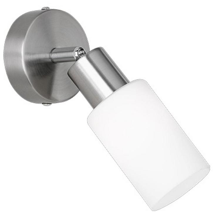 LED Wandspot Trion Smast - Mat Nikkel, E14 Fitting, Aluminiu, Huis en Inrichting, Lampen | Wandlampen, Nieuw, Verzenden