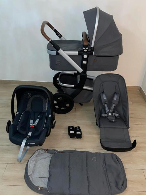 Joolz day 3 Gorgeous Grey kinderwagen 3-in-1 Complete, Kinderen en Baby's, Kinderwagens en Combinaties, Met autostoeltje, Met reiswieg