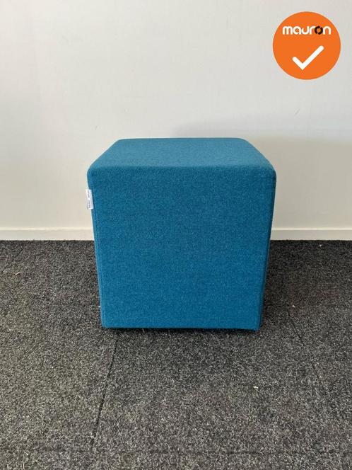 Rohde & Grahl - Poef - met wielen - 47.5x45x45cm - Blauw, Zakelijke goederen, Kantoor en Winkelinrichting | Kantoormeubilair en Inrichting