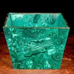 Buitengewone kwaliteit malachiet - kostbare mineraalpot -, Collections, Minéraux & Fossiles