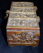 Fraaie zware bronzen Antieke Sieraden - Juwelendoos (950