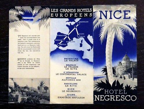 Anonymous - Hotel Negresco - Nice / Les grands hotels, Antiek en Kunst, Kunst | Designobjecten