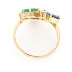 Zonder Minimumprijs - Ring - 18 karaat Geel goud Robijn -, Handtassen en Accessoires, Ringen, Nieuw
