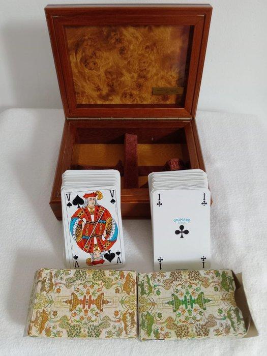 Kist (3) - Thuya - Speciale kaarten bridge, Antiek en Kunst, Curiosa en Brocante