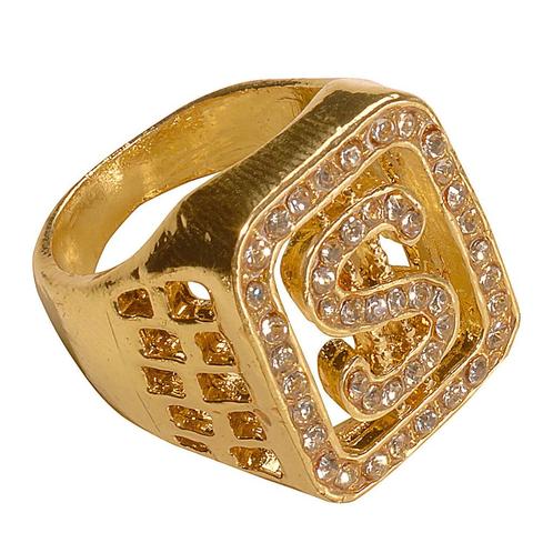 Diamant Ring Goud, Hobby en Vrije tijd, Feestartikelen, Nieuw, Verzenden