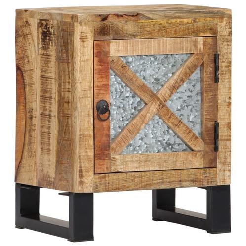 vidaXL Table de chevet 40x30x50 cm Bois de manguier, Maison & Meubles, Armoires | Dressoirs, Neuf, Envoi