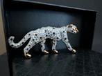 Statue, Swarovski broche jachtluipaard groot - 6.2 cm -