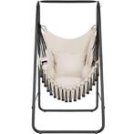 tectake Hangstoel Alison, boho-stijl, draagkracht 160kg - be, Verzenden, Nieuw