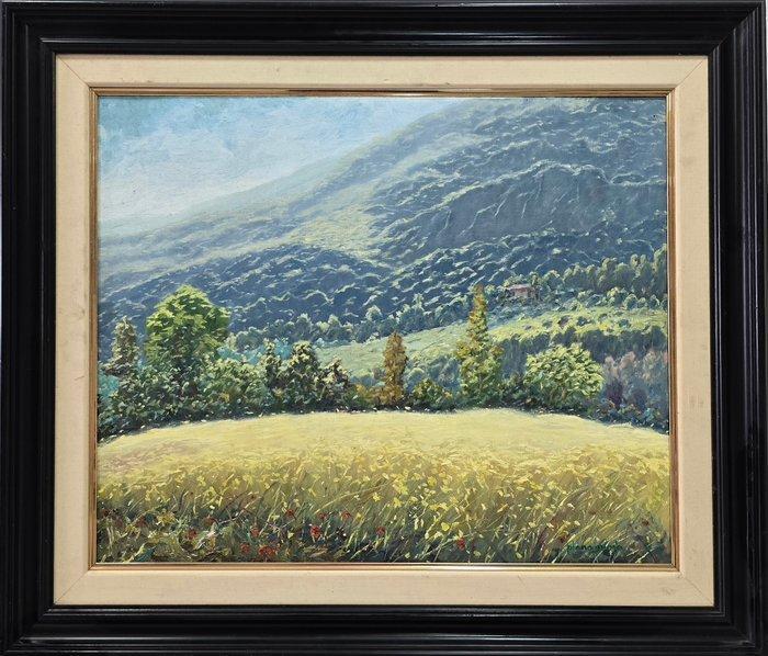 Jaume Planagumà (1941) - La calma del valle, Antiek en Kunst, Kunst | Schilderijen | Klassiek