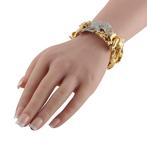 Armband - 18 karaat 18K witte en gele goud 2,90 ct diamant