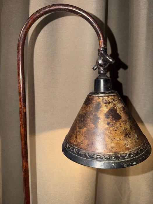 Tafellamp - roestpatina - articulerende architect, Antiquités & Art, Curiosités & Brocante