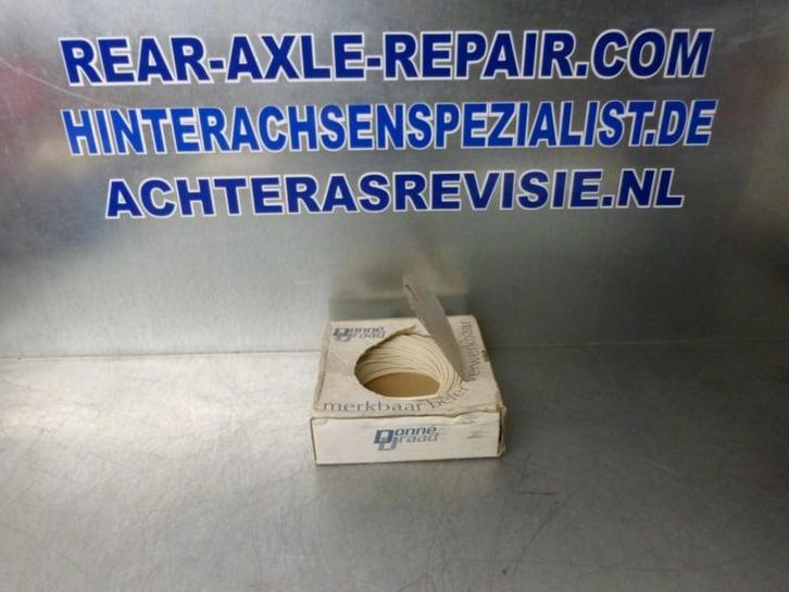 Montagedraad, Montagesnoer, Stroomkabel 50 meter wit, Auto diversen, Auto-accessoires, Nieuw, Verzenden