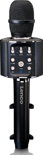 Karaoke Microfoon – met Bluetooth - Zwart – Lenco - BMC-090B, Verzenden, Nieuw