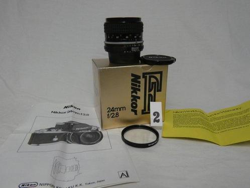 Nikon Nikkor Ai 2,8/24mm | Appareil photo argentique, Audio, Tv en Foto, Fotocamera's Analoog