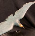Beeld, Grote bronzen vogel 33cm - 26.5 cm - Brons, Marmer, Antiek en Kunst