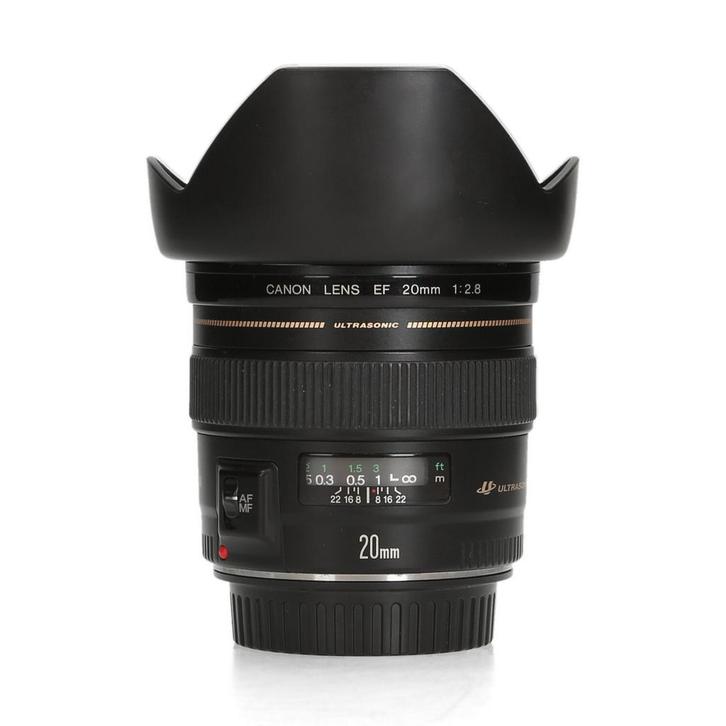 Canon EF 20mm F2.8 USM, Audio, Tv en Foto, Foto | Lenzen en Objectieven, Zo goed als nieuw, Ophalen of Verzenden