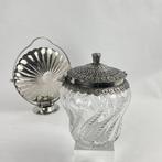 Tafelmiddenstuk (2) - Victoriaanse koekjespot - opvouwbare, Antiek en Kunst