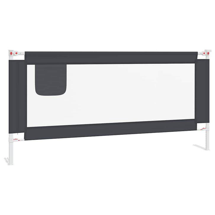 Bedrail Peuter - Donkergrijs - OP=OP! - 190x25cm (bedhek), Kinderen en Baby's, Kinderkamer | Bedden, Minder dan 70 cm, 180 cm of meer