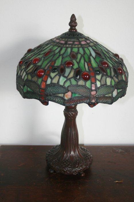 Lamp - Glas-in-lood, Antiek en Kunst, Curiosa en Brocante