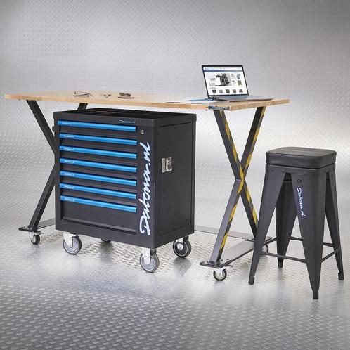 Datona Industriële werktafel 160 cm, werkplaatskruk en, Doe-het-zelf en Bouw, Gereedschapskisten, Ophalen of Verzenden