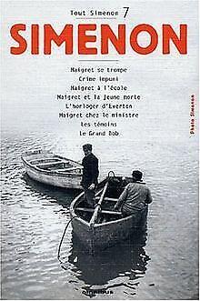 Tout Simenon, tome 7  Simenon, Georges  Book, Livres, Livres Autre, Envoi